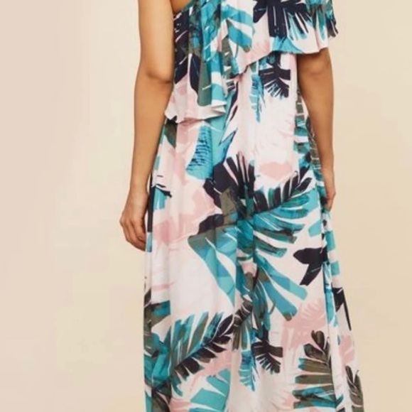 NWT Motherhood Maternity Nursing tropical maxi dress - Picture 3 of 6